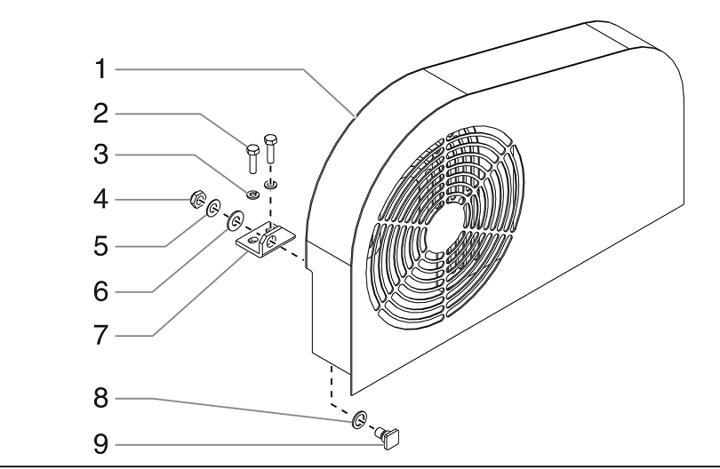 PowrTwin 12000XLT Belt Guard Assembly